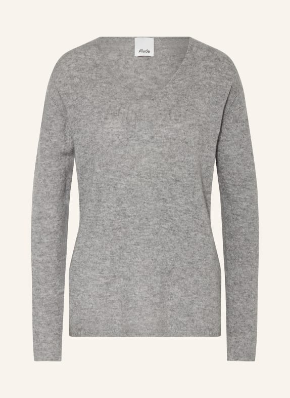 ALLUDE Cashmere-Pullover GRAU