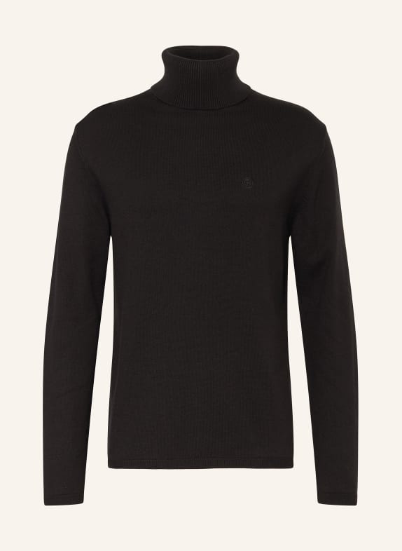 ELIAS RUMELIS Rollkragenpullover ERELIAS SCHWARZ