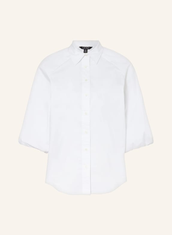 LAUREN RALPH LAUREN Shirt blouse with 3/4 sleeves WHITE