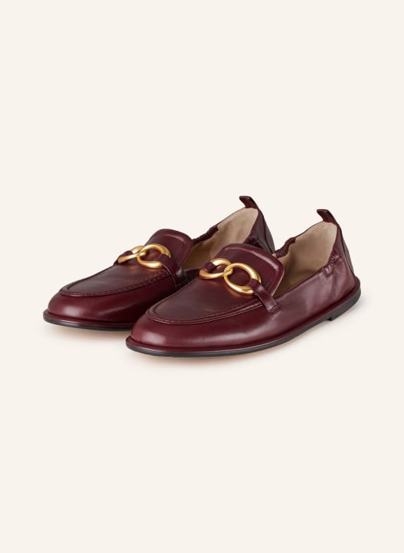 POMME D'OR Loafers MIA DARK PURPLE