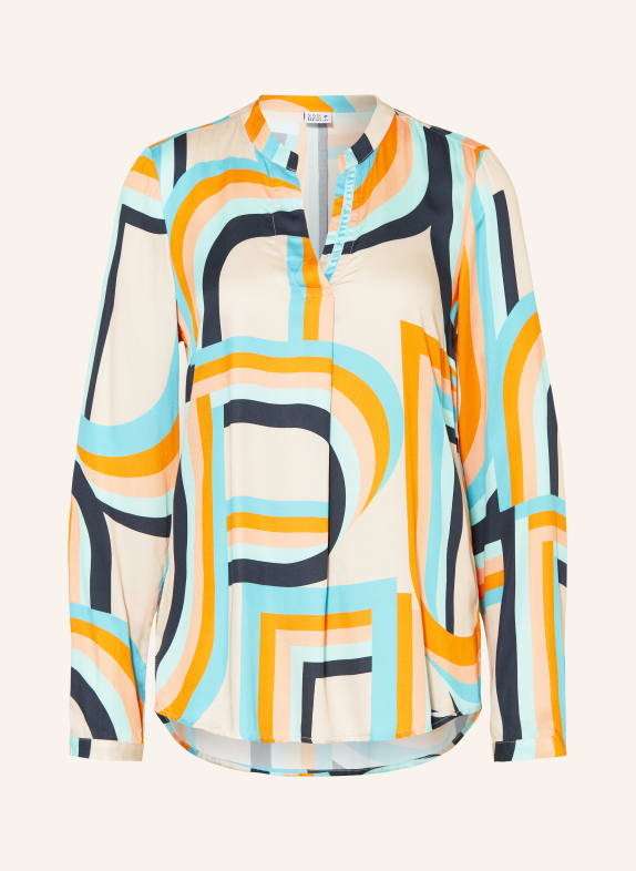 Emily VAN DEN BERGH Blusenshirt ORANGE/ CREME/ TÜRKIS