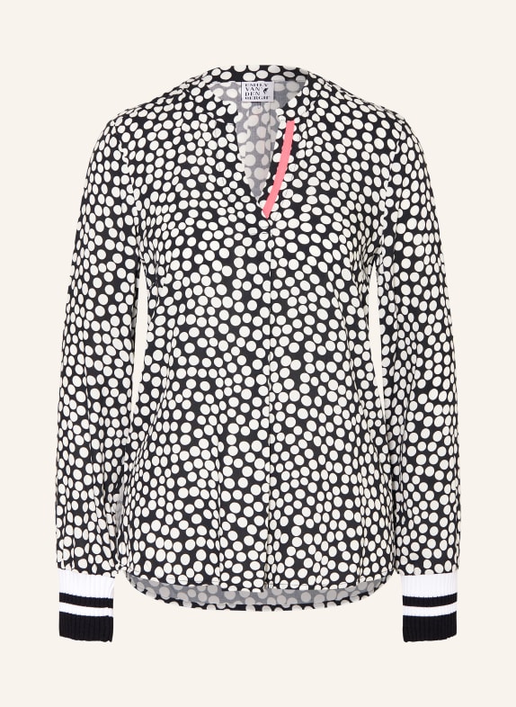 Emily VAN DEN BERGH Blusenshirt SCHWARZ/ WEISS
