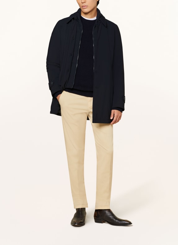 HERNO Daunenmantel mit herausnehmbarer Blende DUNKELBLAU