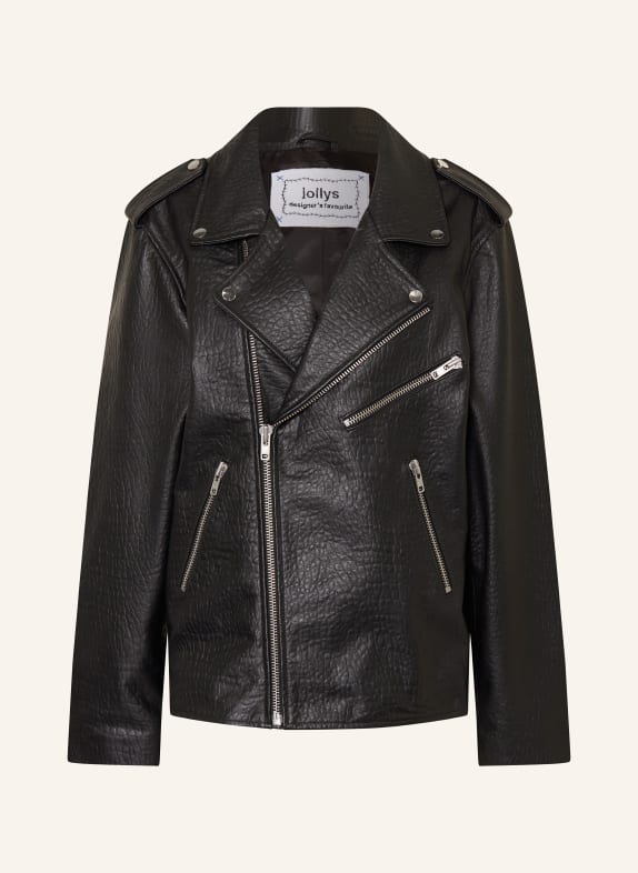 lollys laundry Lederjacke RAYLL SCHWARZ