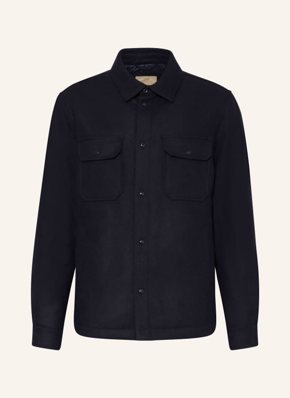 WOOLRICH Overshirt ALASKAN DUNKELBLAU