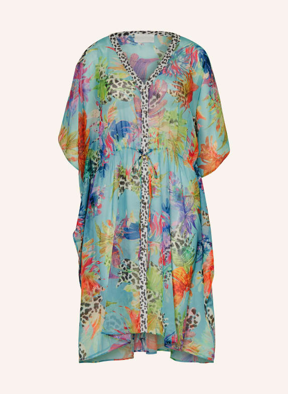 Charmline Kaftan AQUARIUS FANTASY TÜRKIS/ ORANGE/ LILA