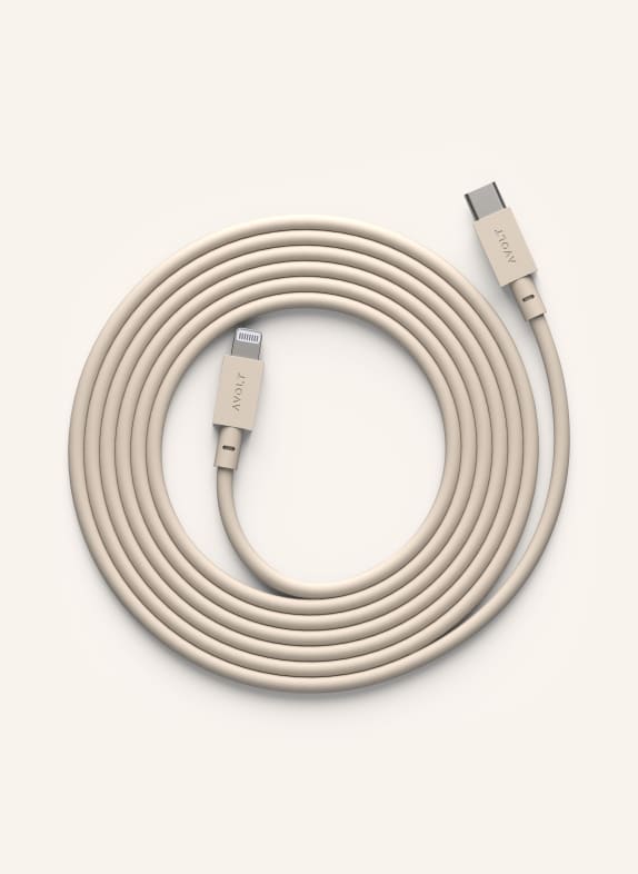 AVOLT USB-Lightning-Kabel CABLE 1 BEIGE