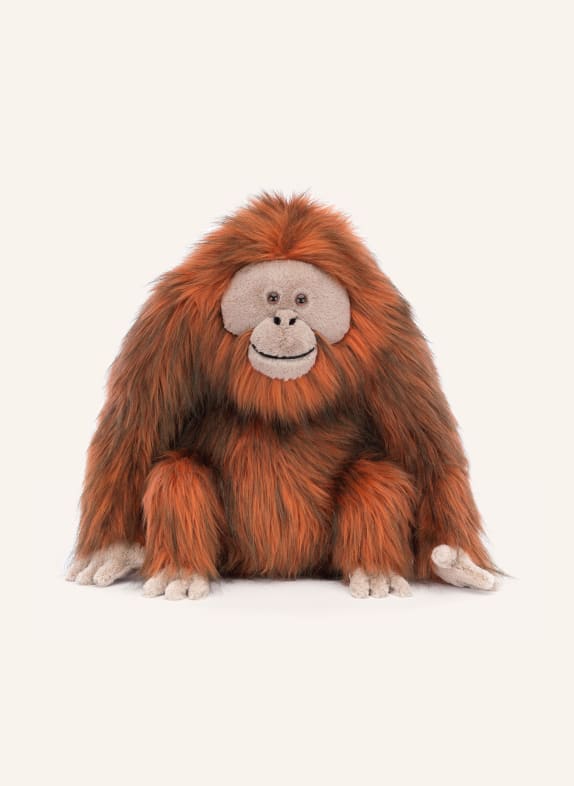 Jellycat Pluszowa maskotka orangutan OSWALD CIEMNOPOMARAŃCZOWY