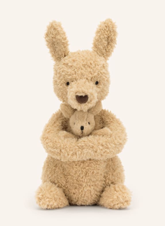 Jellycat Pluszowa zabawka kangur HUDDLES KANGAROO JASNOBRĄZOWY