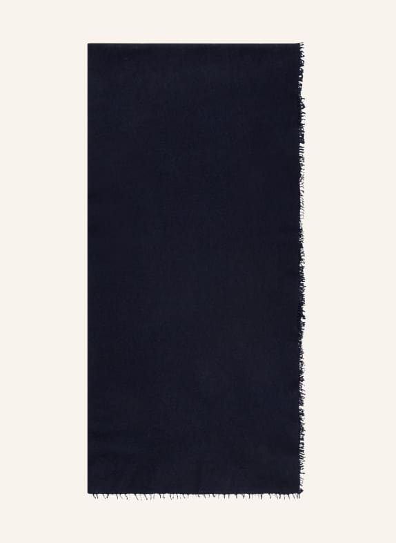 PURSCHOEN Cashmere scarf UNI DARK BLUE