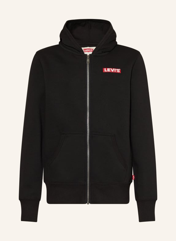 Levi's® Sweatjacke BOXTAB SCHWARZ