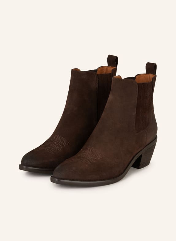 THEA MIKA Cowboy boots BROWN