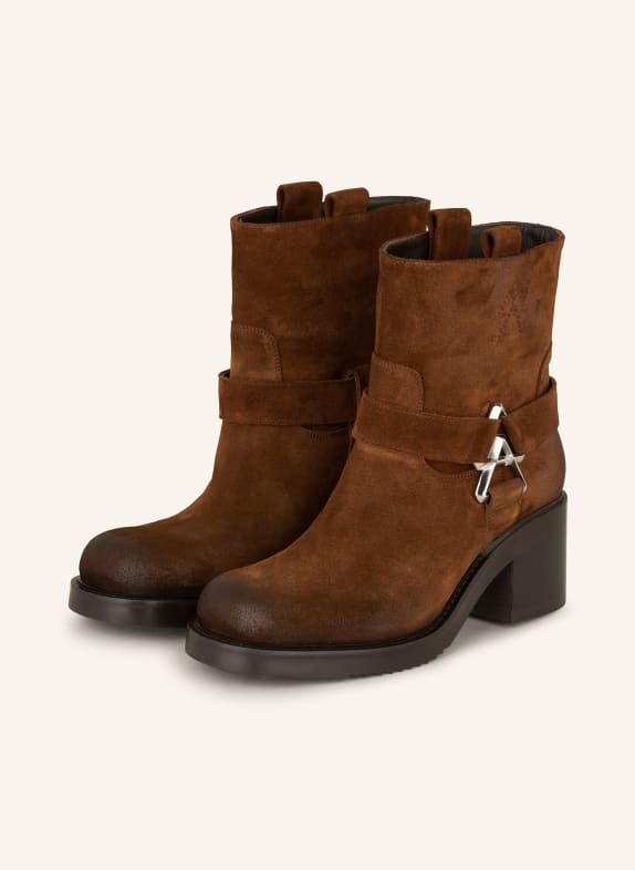 ELENA IACHI Biker boots BROWN