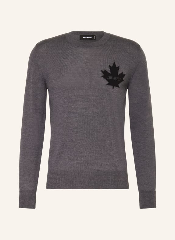 DSQUARED2 Sweter SZARY