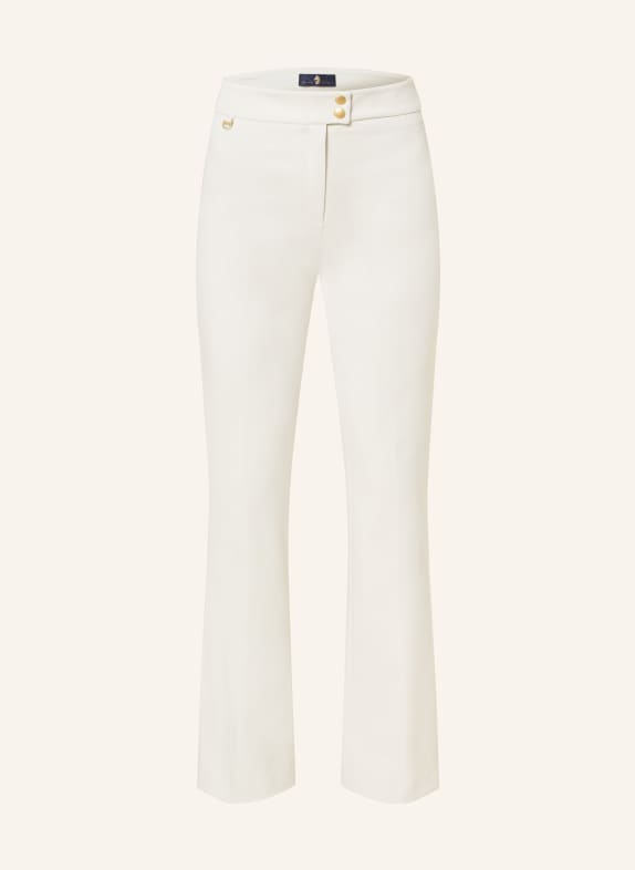 pamela henson Bootcut trousers ECRU