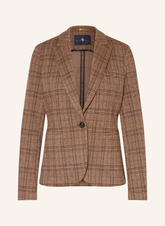 pamela henson Flannel blazer PHJANNA BROWN/ DARK BROWN/ LIGHT BROWN