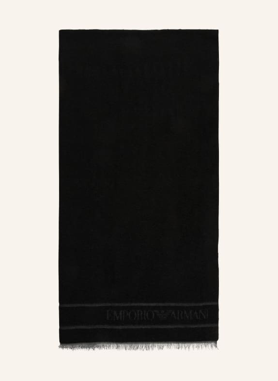 EMPORIO ARMANI Schal SCHWARZ
