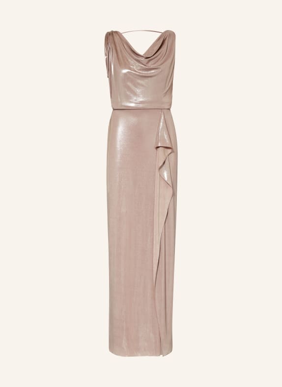 SWING Abendkleid mit Glitzergarn HELLROSA