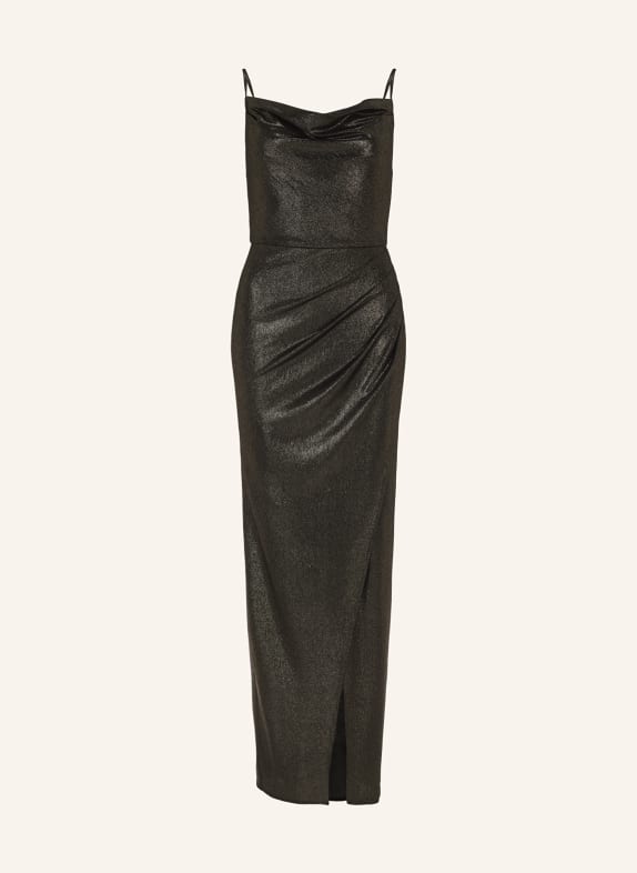 SWING Abendkleid mit Glitzergarn DUNKELGRÜN