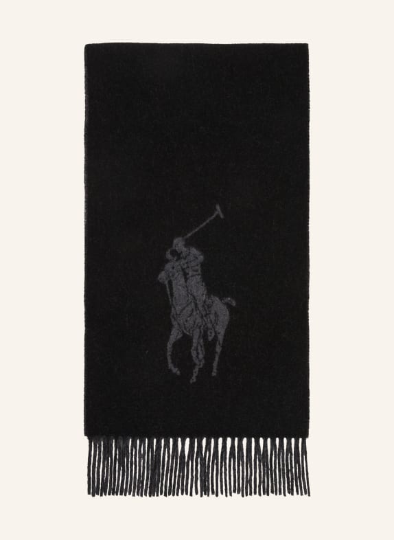 POLO RALPH LAUREN Schal SCHWARZ/ GRAU