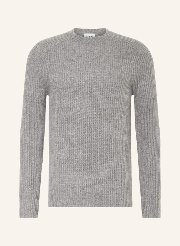 FTC CASHMERE Sweter z kaszmiru SZARY