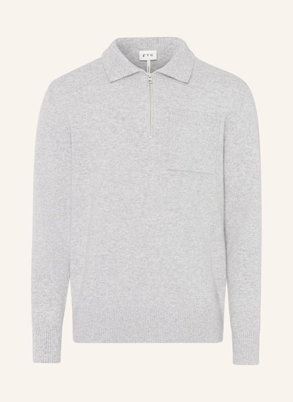 FTC CASHMERE Cashmere-Pullover HELLGRAU