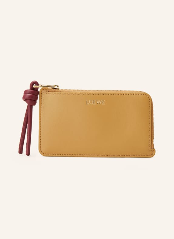 LOEWE Card case CAMEL