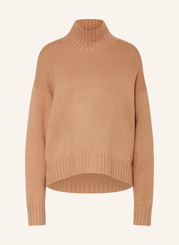 PURSCHOEN Oversized-Pullover FLORENZ aus Cashmere CAMEL