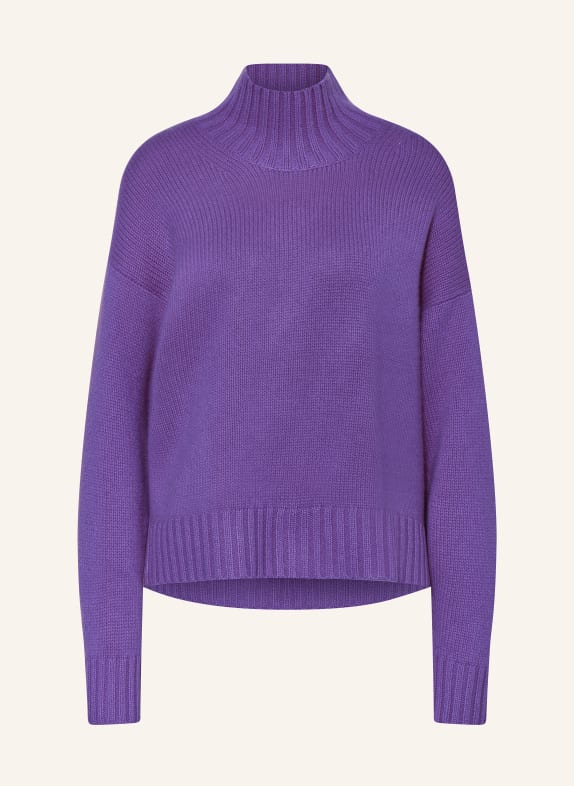 PURSCHOEN Oversized-Pullover FLORENZ aus Cashmere LILA