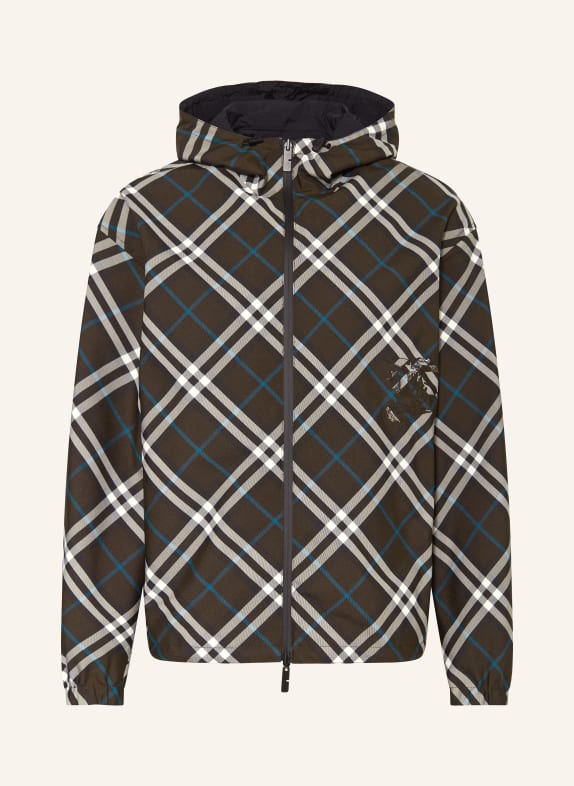 BURBERRY Jacket BLACK/ WHITE/ TEAL