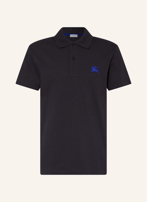 BURBERRY Piqué-Poloshirt SCHWARZ