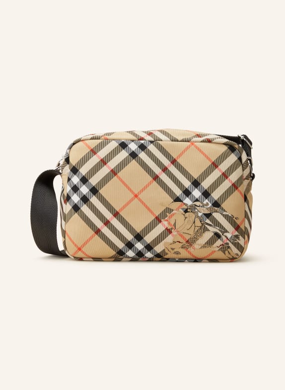 BURBERRY Kabelka přes rameno BÉŽOVÁ/ ČERNÁ/ ČERVENÁ