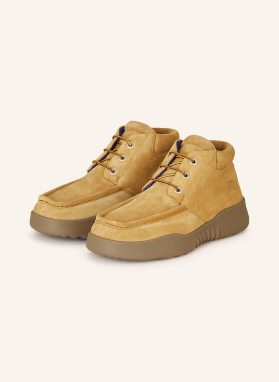 BURBERRY Schnürboots HELLBRAUN