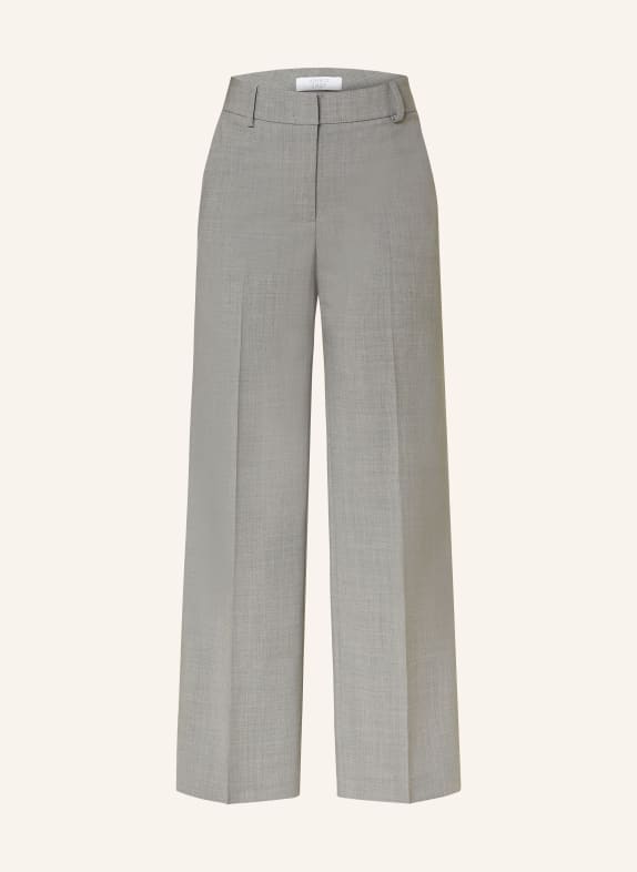 PESERICO EASY Wide leg trousers GRAY