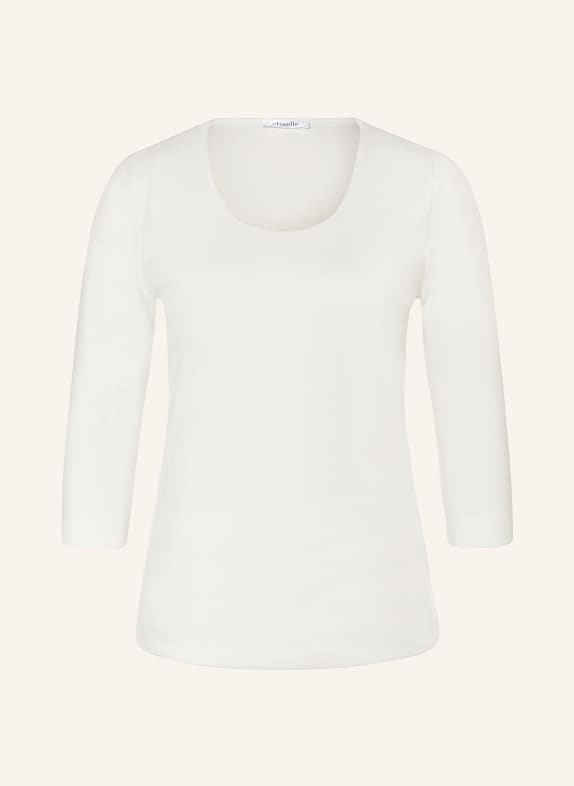 efixelle Shirt mit 3/4-Arm WEISS