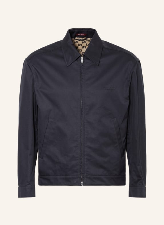 GUCCI Overshirt in mixed materials DARK BLUE