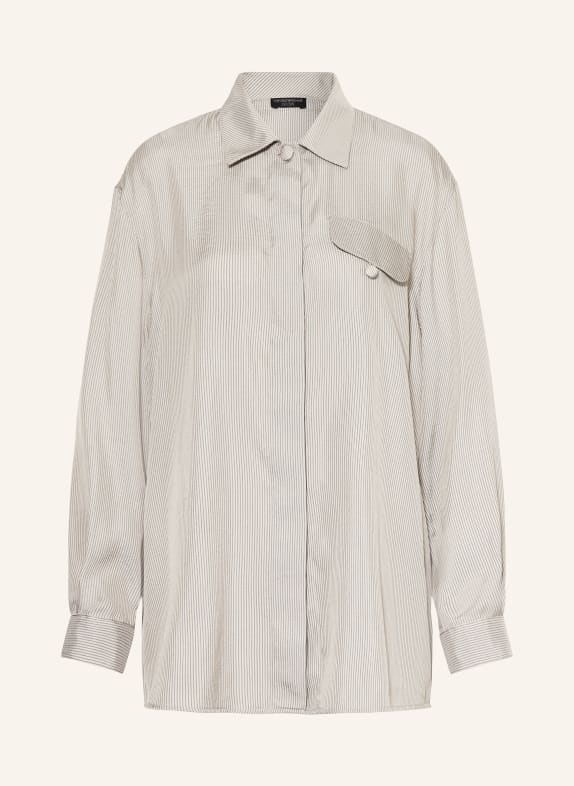 EMPORIO ARMANI Shirt blouse BEIGE/ GRAY