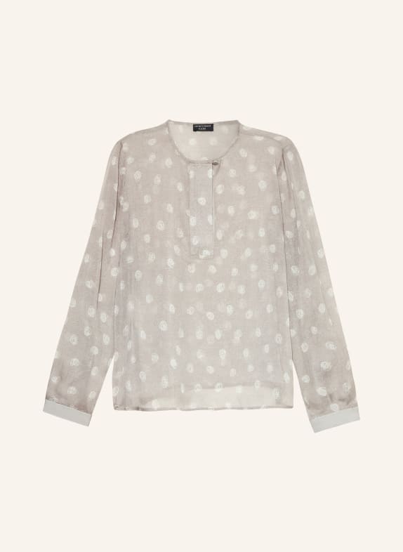 EMPORIO ARMANI Shirt blouse TAUPE/ ECRU