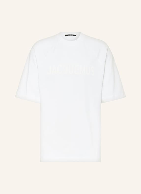 JACQUEMUS T-shirt LE TSHIRT TYPO WHITE