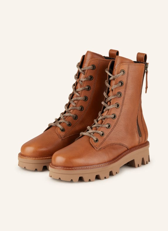 paul green Lace-up boots BROWN