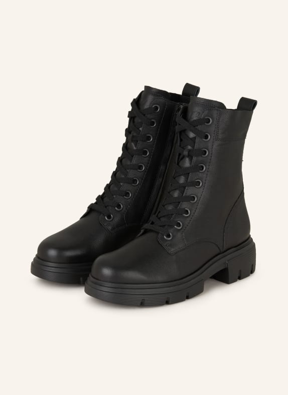 paul green Lace-up boots BLACK