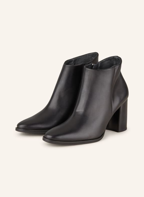 paul green Ankle boots BLACK