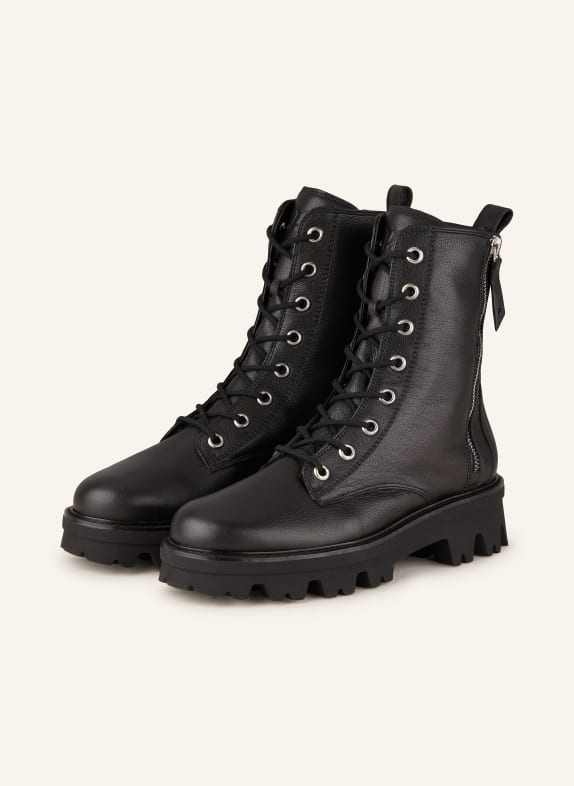 paul green Lace-up boots BLACK