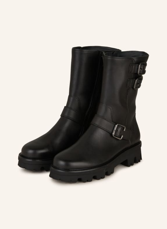 paul green Biker boots BLACK
