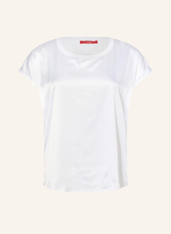 MARINA RINALDI SPORT Blusenshirt im Materialmix WEISS