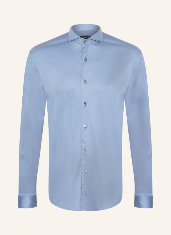 van Laack Jersey shirt tailor fit LIGHT BLUE