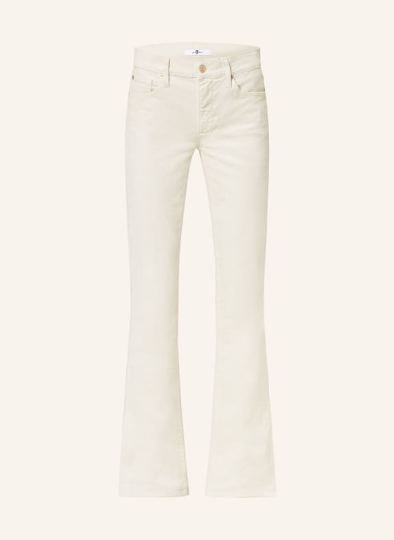7 for all mankind Bootcut trousers made of corduroy ECRU