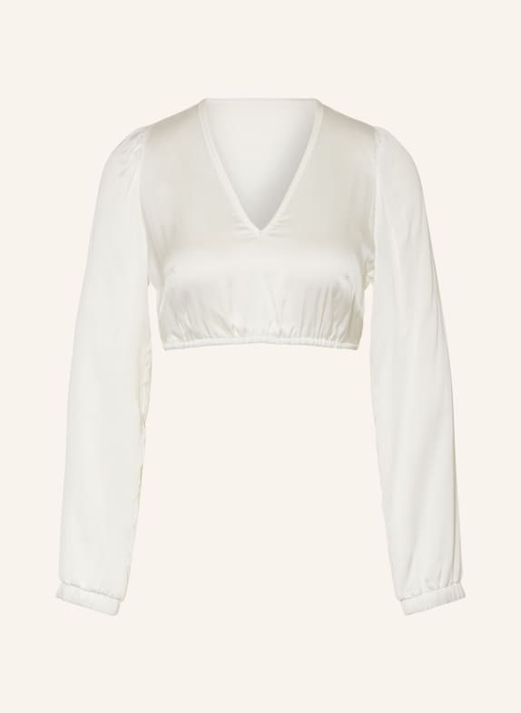 SPORTALM Dirndlbluse aus Satin WEISS