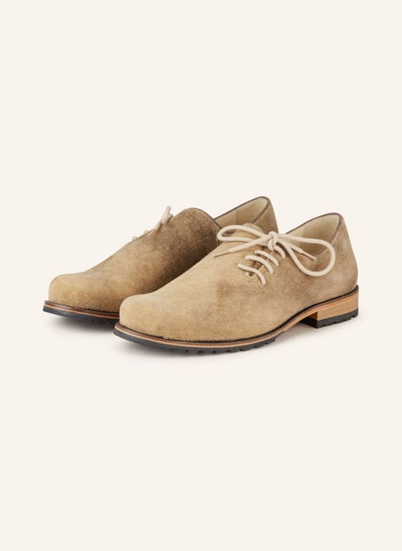 OSTARRICHI Trachten lace-up shoes BROWN