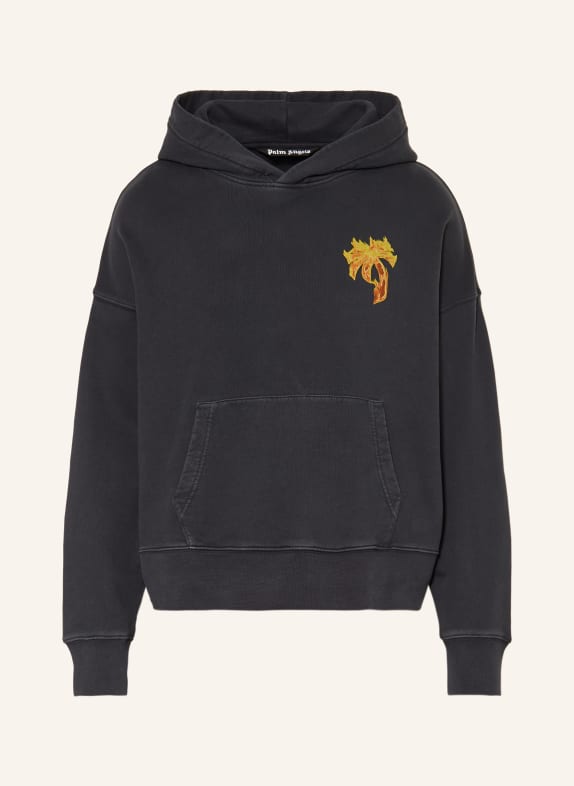 Palm Angels Hoodie DARK GRAY/ YELLOW/ DARK ORANGE